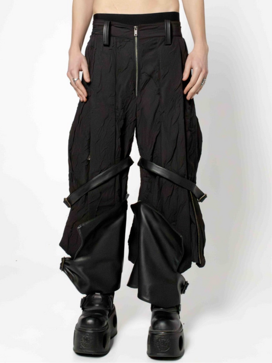 MEN FLARED 3/4 PANTS