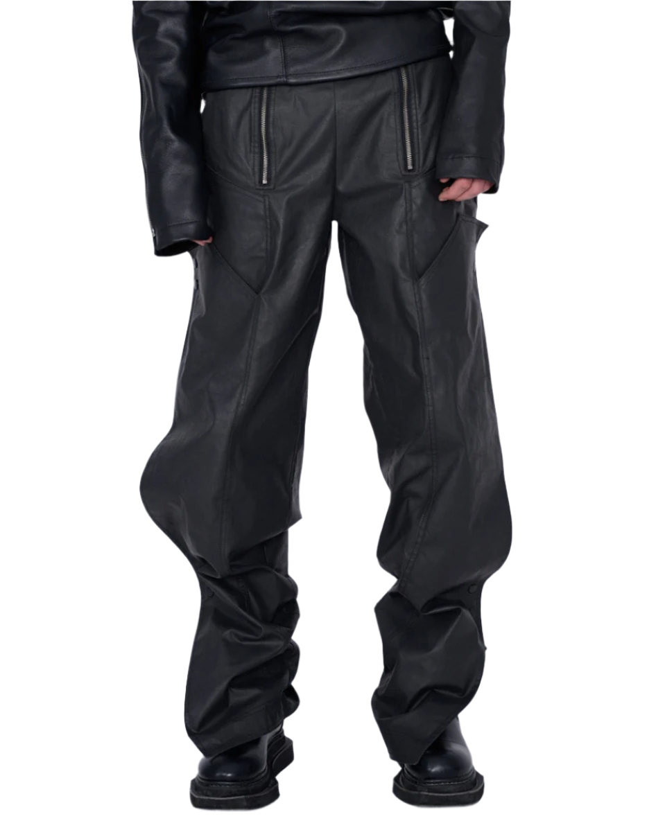 MEN DENIM CROPPED PANTS