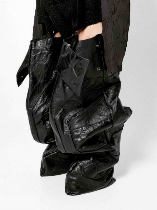 LEATHER ROBOT SOCKS