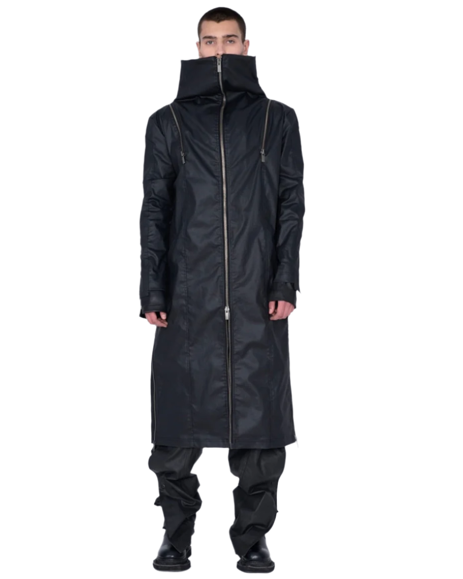 MEN ZIPPED SHOULDERS JACKET