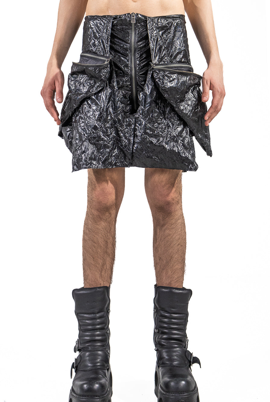 MEN PU SKIRT - SHORT PANTS