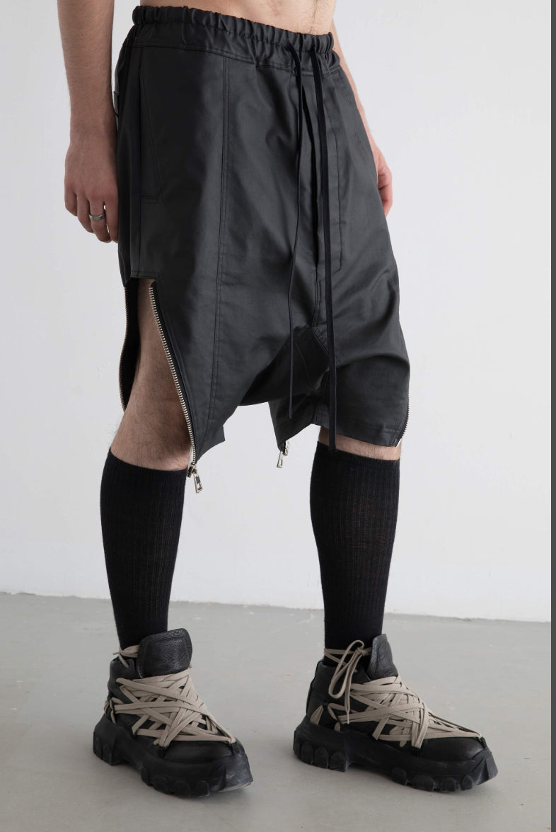 MEN DENIM CROPPED 3/4 PANTS