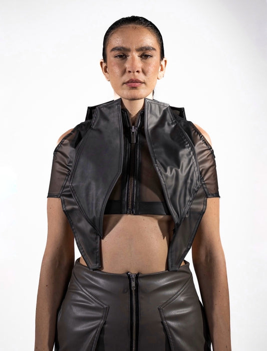 WOMEN SHORT TRANSLUCENT JACKET