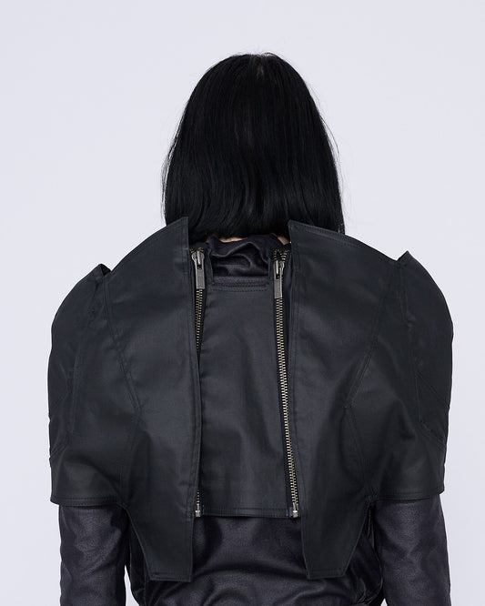 WOMEN SHORT SLEEVE DENIM JACKET