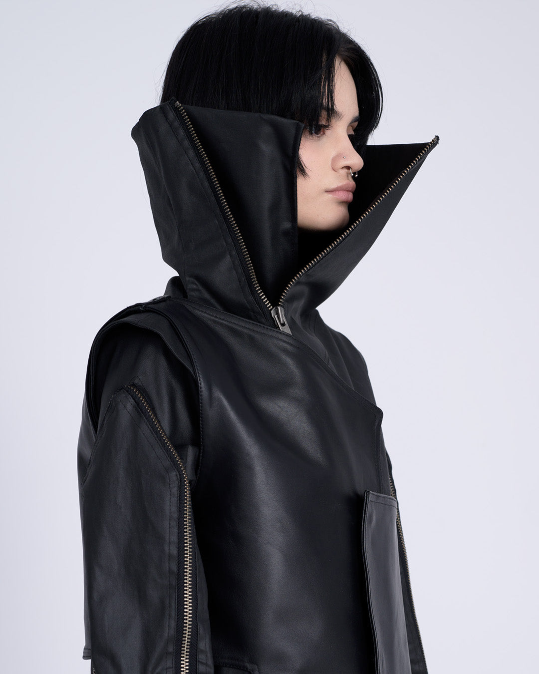 WOMEN DENIM LONG COAT