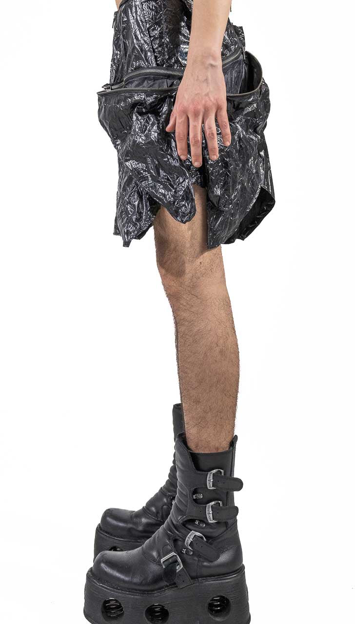 MEN PU SKIRT - SHORT PANTS
