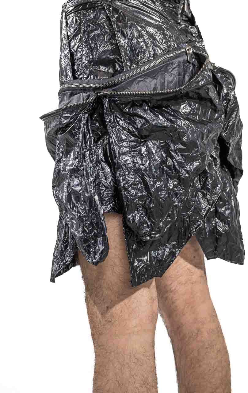 MEN PU SKIRT - SHORT PANTS