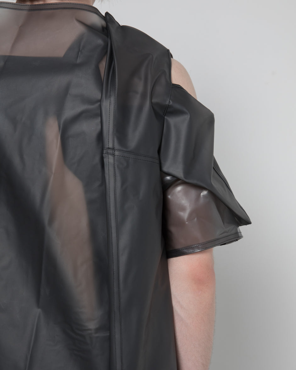 UNISEX BLACK TRANSLUCENT SHIRT