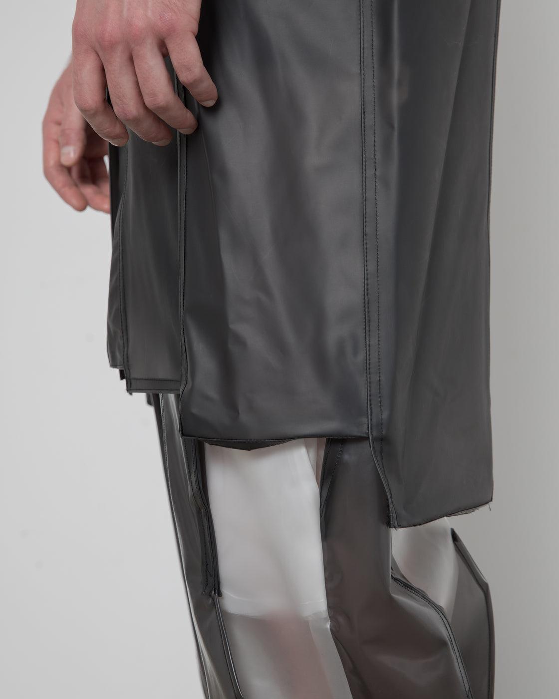 UNISEX BLACK TRANSLUCENT SHIRT
