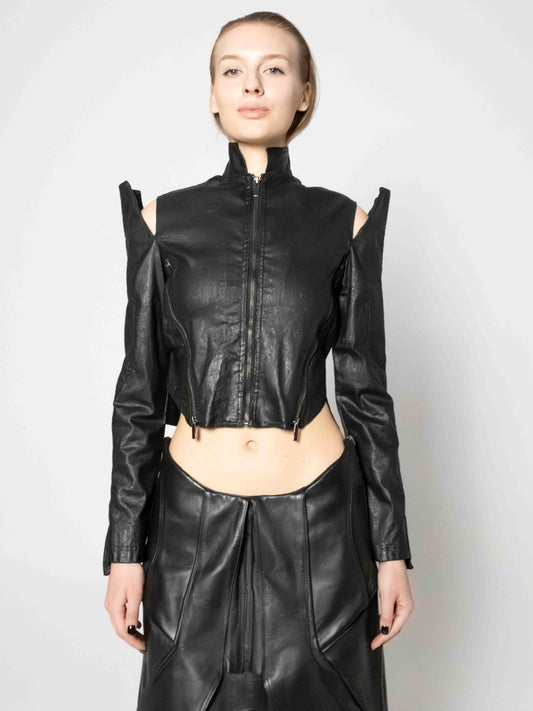 WOMEN DENIM V JACKET
