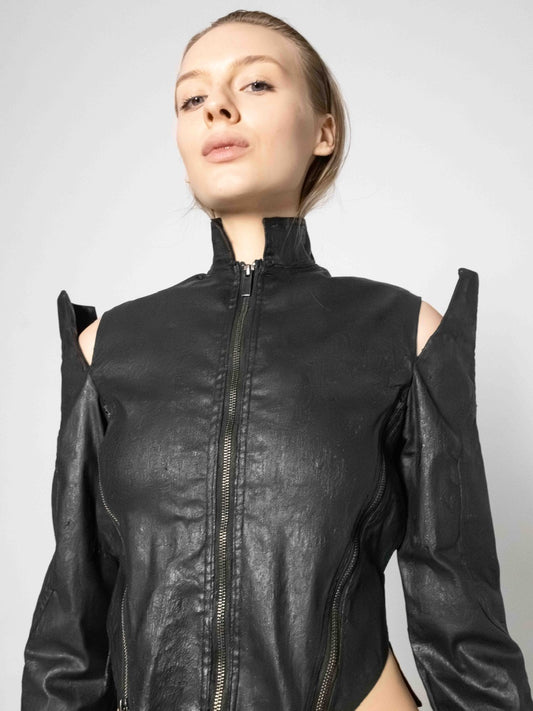 WOMEN DENIM V JACKET