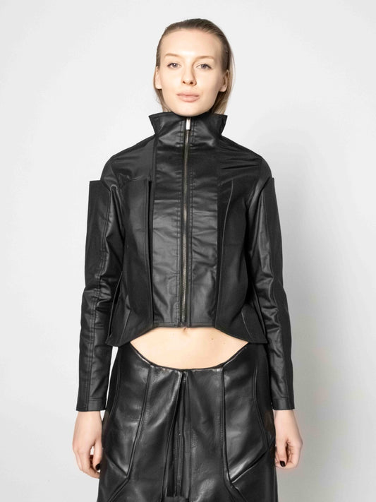 WOMEN DENIM TECH JACKET