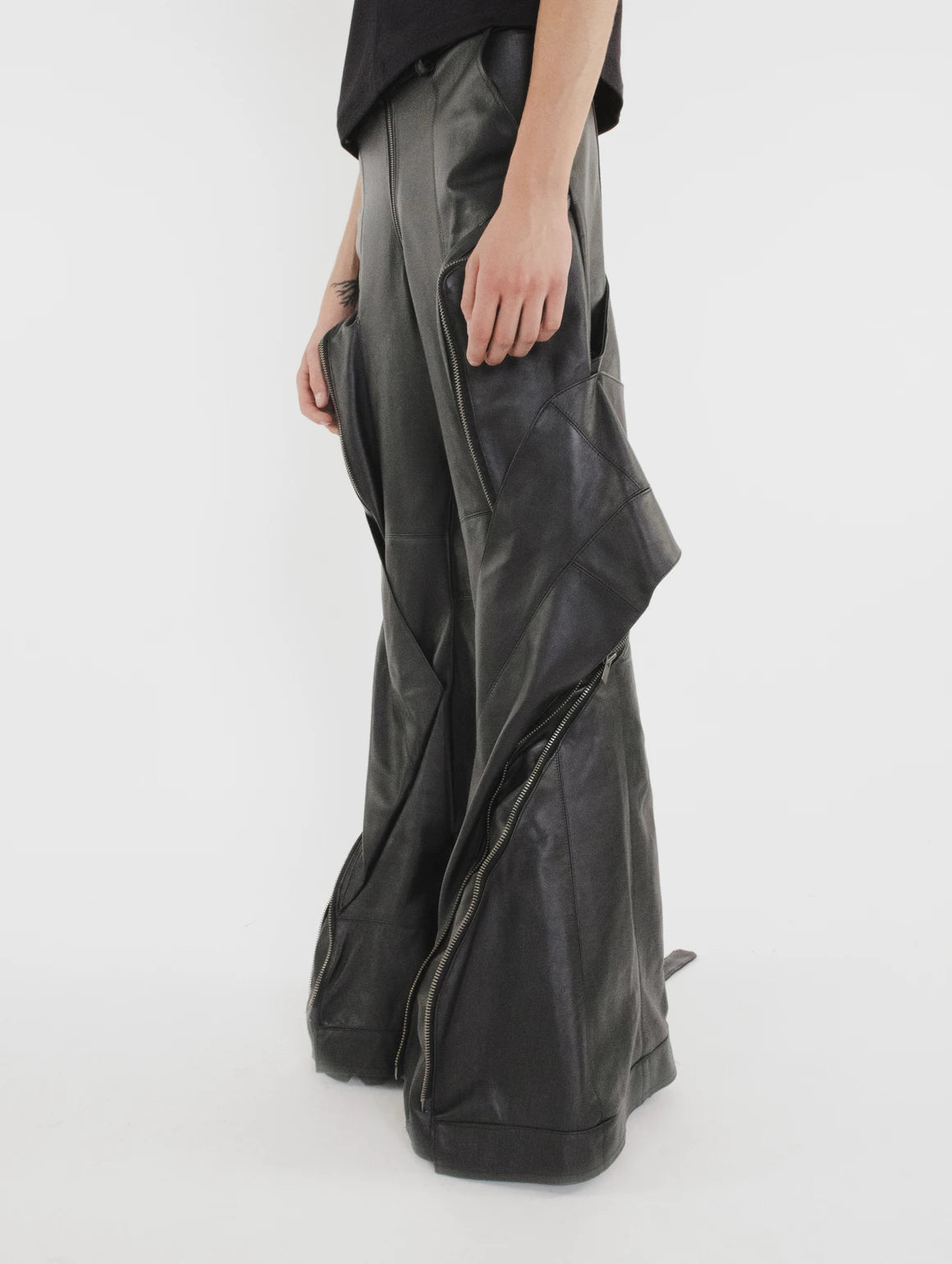 MEN FLIGHT LEATHER PANTS