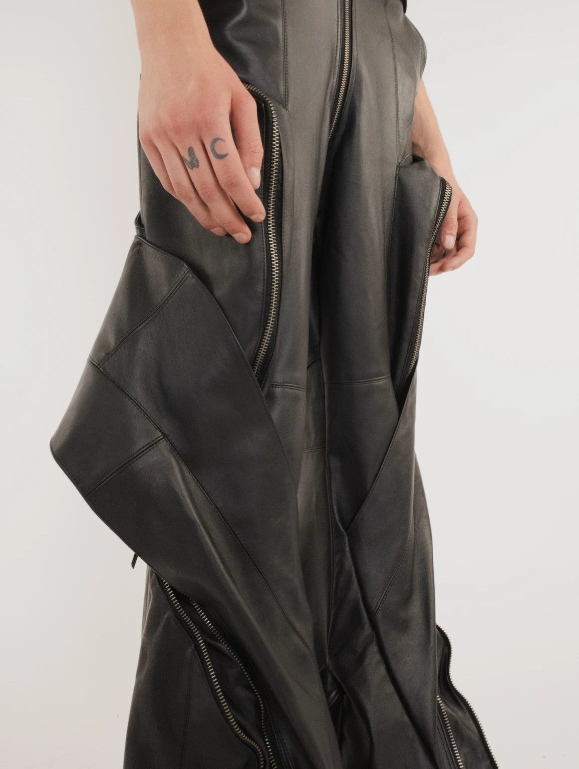MEN FLIGHT LEATHER PANTS