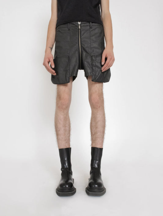 DENIM POCKET SHORT PANTS