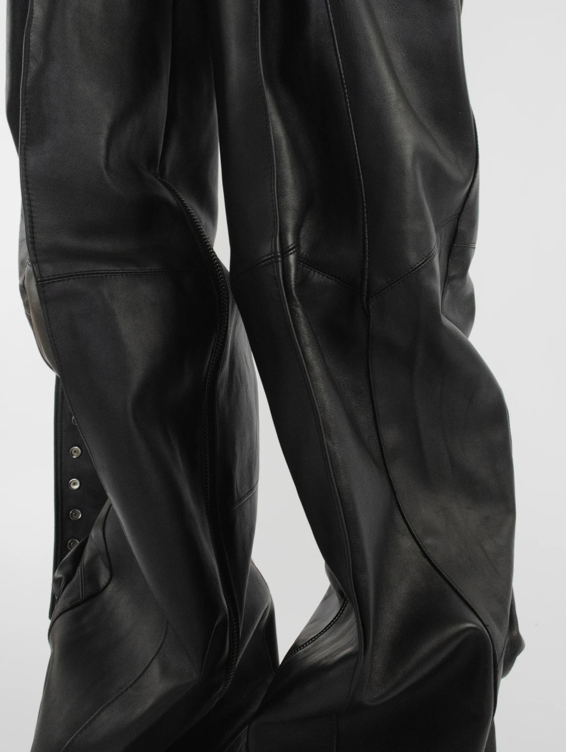 MEN LEATHER JUMPSUIT