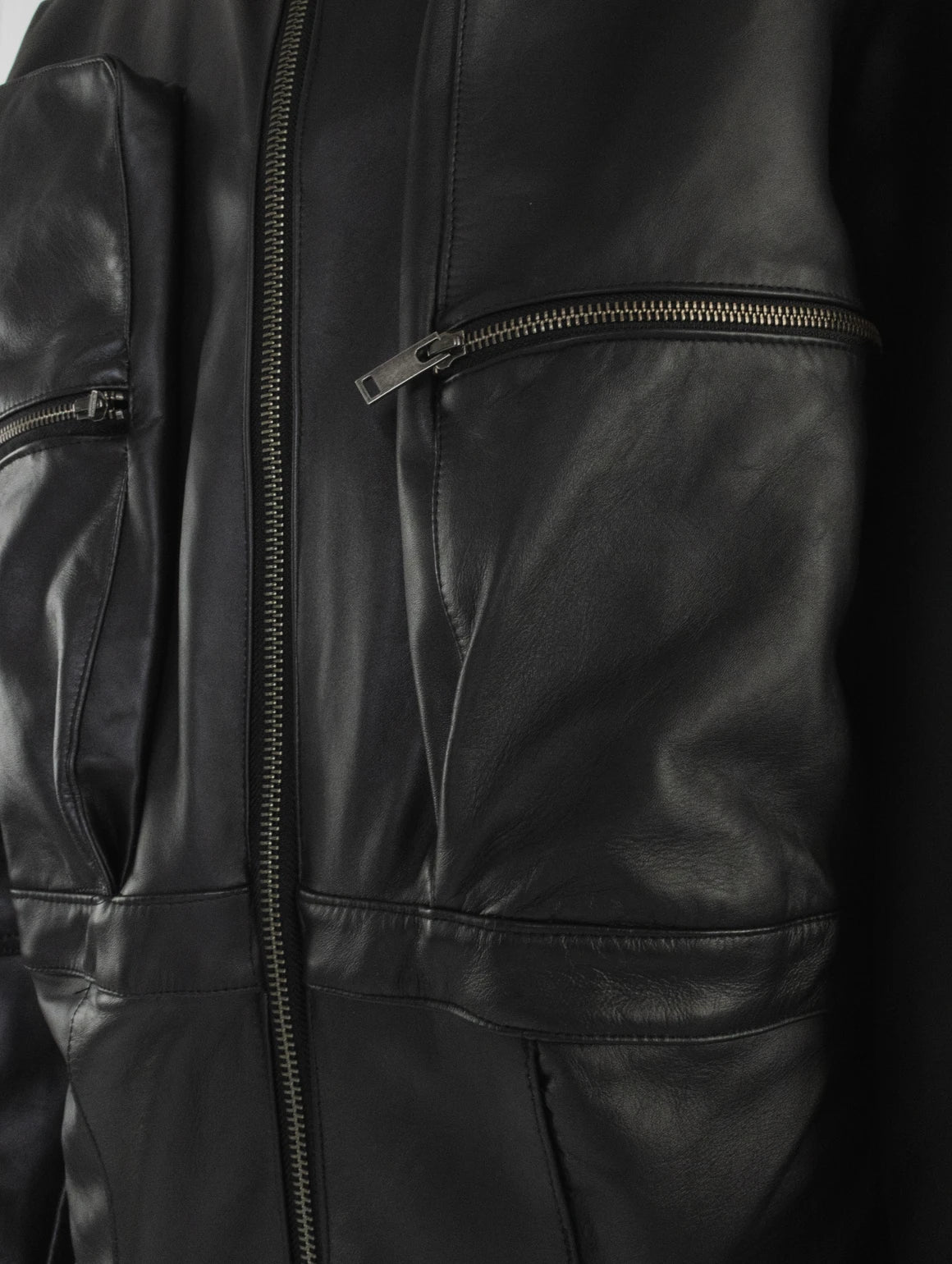 MEN LEATHER JUMPSUIT