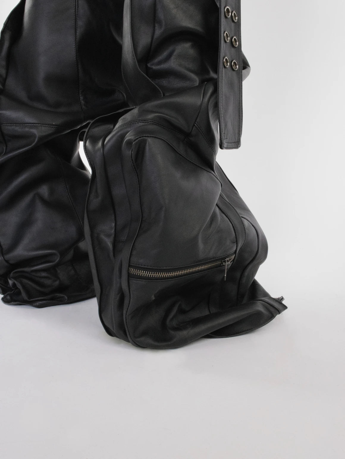 WOMEN LEATHER JUMPSUIT