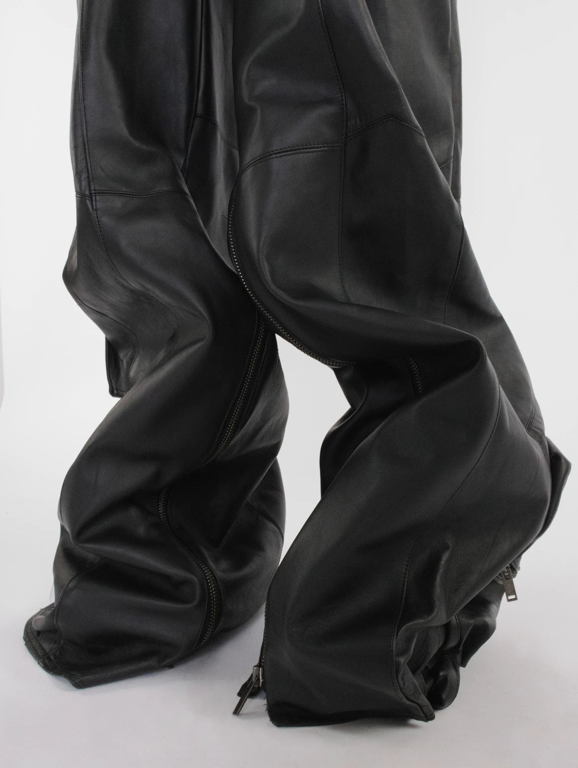 WOMEN LEATHER JUMPSUIT
