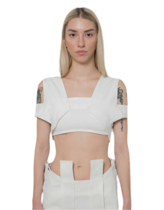 ECRU BRACE TOP