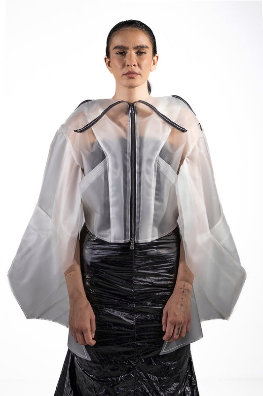 WOMEN TRANSLUCENT PILOT JACKET