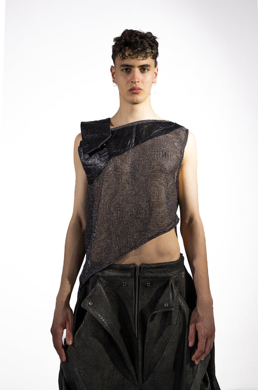 MEN MESH SHORT TANK TOP