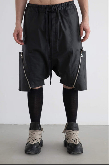 MEN DENIM CROPPED 3/4 PANTS