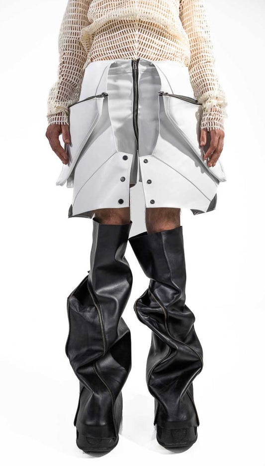 MEN LEATHER SKIRT - SHORT PANTS
