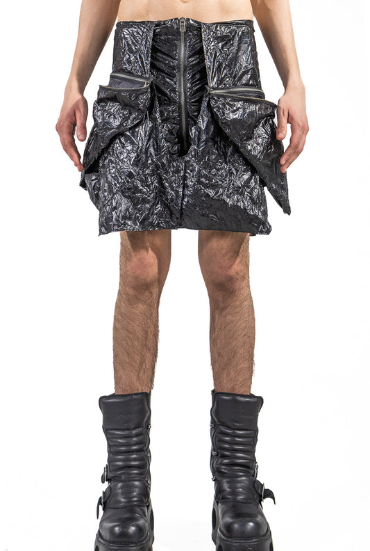 MEN PU SKIRT - SHORT PANTS