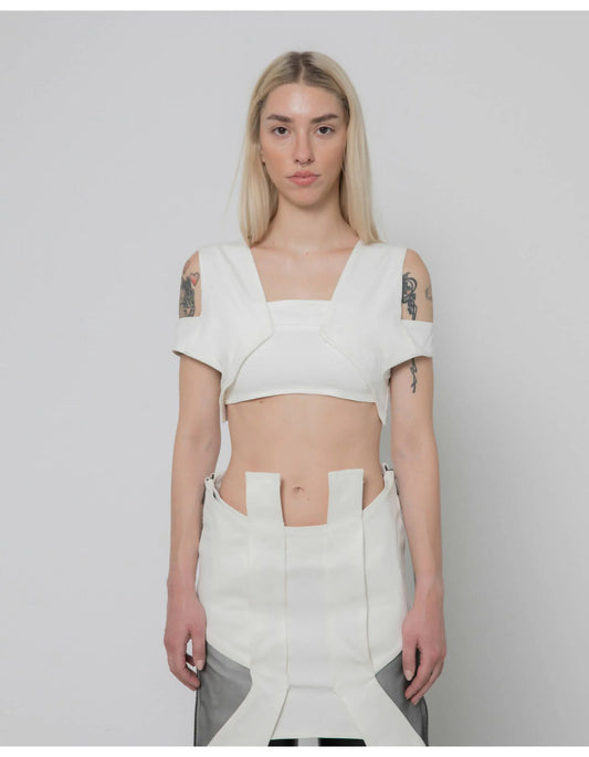 ECRU BRACE TOP