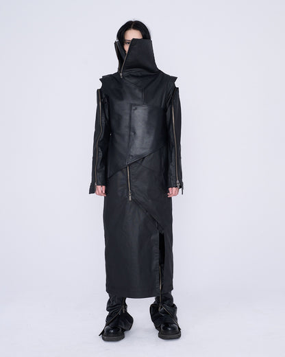 WOMEN DENIM LONG COAT