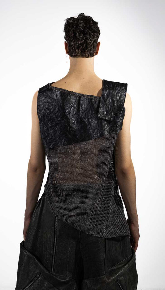 MEN MESH SHORT TANK TOP