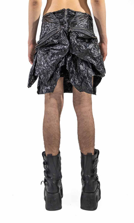 MEN PU SKIRT - SHORT PANTS