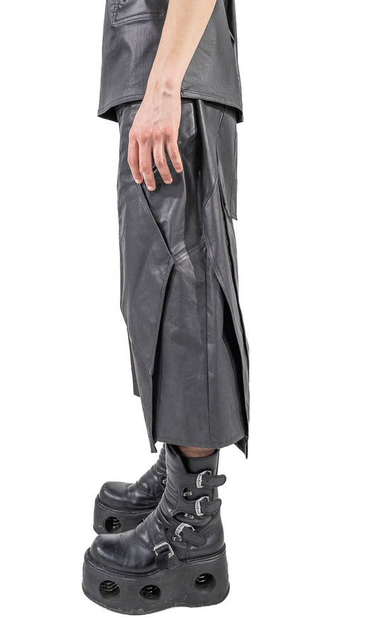 MEN DENIM 3/4 WING PANTS