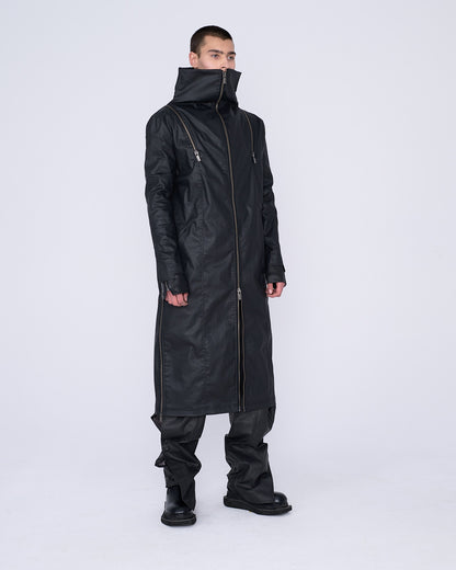 MEN ZIPPED SHOULDERS JACKET
