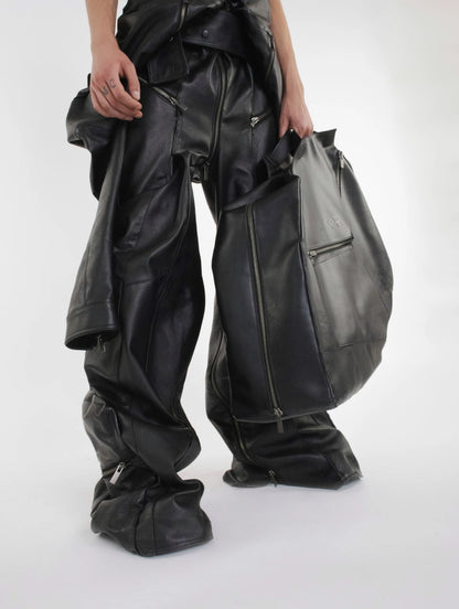LEATHER EXPEDITION BAG