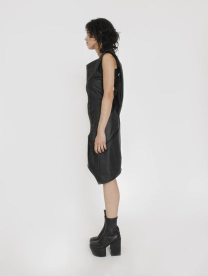 DENIM MOON WAXED DENIM DRESS