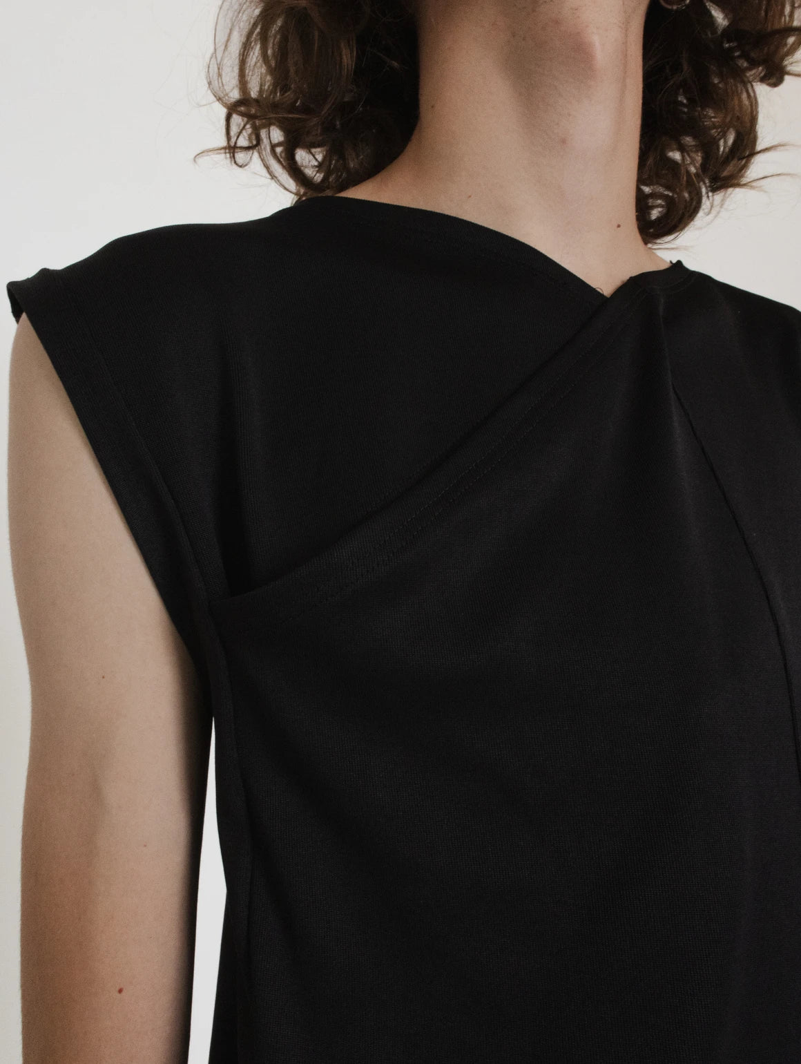 CROPPED COTTON TANK TOP