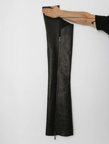 LONG LEATHER SOCKS