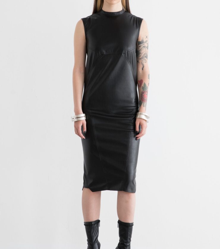 Selene Leather Dress