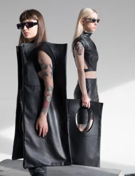 Moon’s Edge Leather Tote Bag