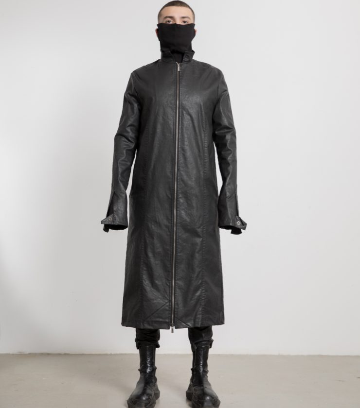 Men Waxed Long Jacket