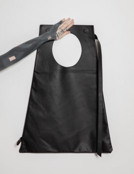 Trapezoidal Moon Strapped Tote Bag